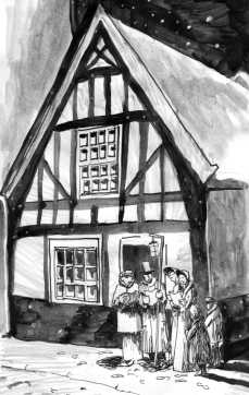 Bridgnorth Christmas scene.