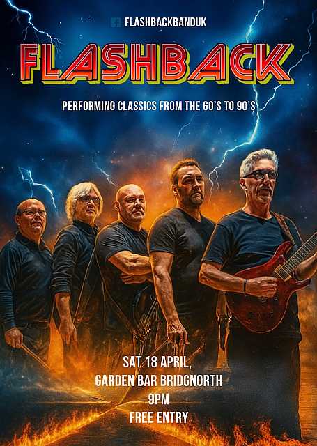 Flashback band at the Garden Bar