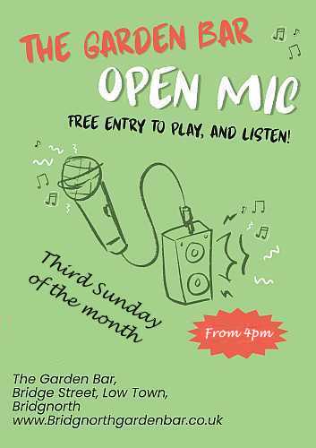 Open Mic at the Garden Bar